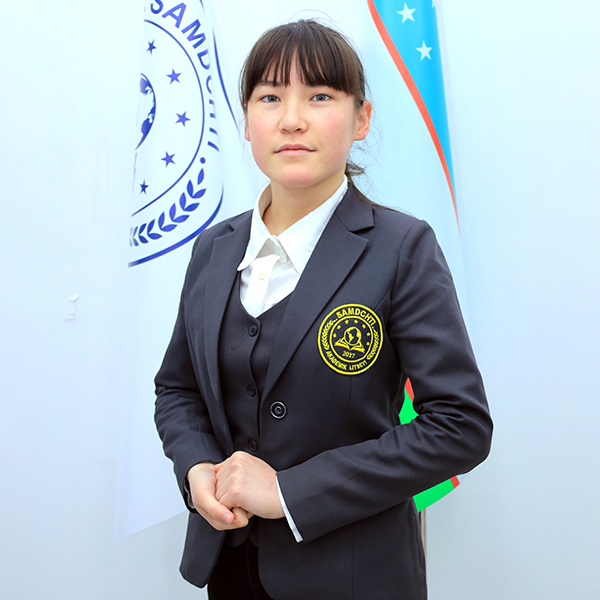 O‘razqulova Moxichehra Husniddin qizi 202-guruh o‘quvchisi “Rektor stipendiyasi” sovrindori